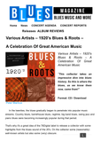 1920s Blues and Roots - Various Artists