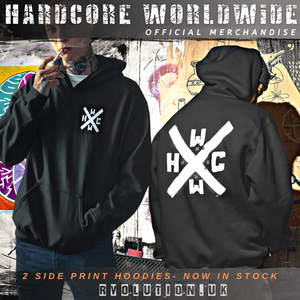 HCWW X Swords  2 side logo Hoodie