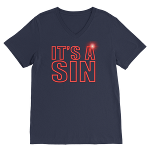 IT'S A SIN - THE 80'S REVISITED Premium V-Neck T-Shirt