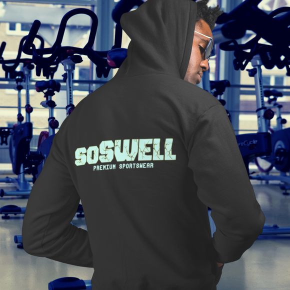 soSWELL - Pocket Hoodie Sweatshirt - Back Logo  Made In Australia