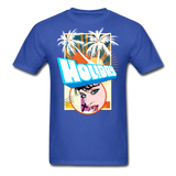 Holiday 1980s Summer T-Shirt - royal blue