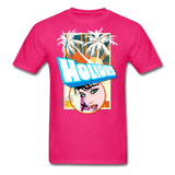 Holiday 1980s Summer T-Shirt - fuchsia