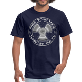 FREE YOUR MIND - TURN OFF THE TV!  T-Shirt - navy