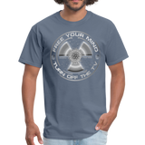 FREE YOUR MIND - TURN OFF THE TV!  T-Shirt - denim