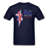 THE  BRITISH  INVASION Unisex Classic T-Shirt - navy