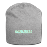 SoSwell Premium Sportswear Jersey Beanie - heather gray