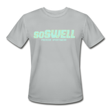 soSWELL Men’s Moisture Wicking Performance T-Shirt - silver