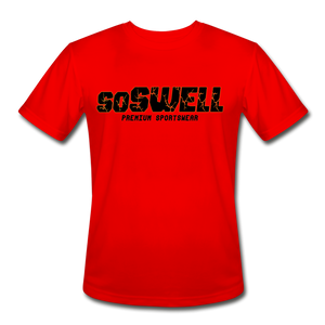 soSWELL -Men’s Moisture Wicking Performance T-Shirt - red