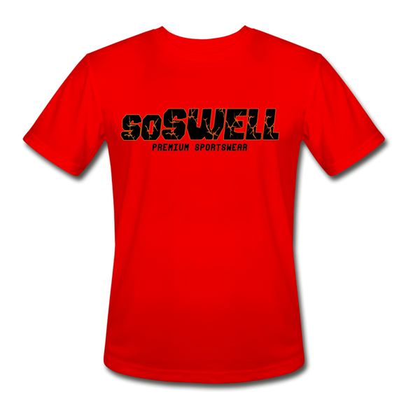 soSWELL -Men’s Moisture Wicking Performance T-Shirt - red