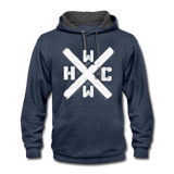 HCWW - HARDCORE WORLDWIDE-Official Black Hoodie - indigo heather/asphalt