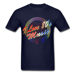 I LOVE 80's Music - Official Merchandise - navy