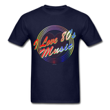 I LOVE 80's Music - Official Merchandise - navy