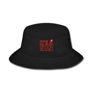 It' A Sin Official Bucket Hat - black