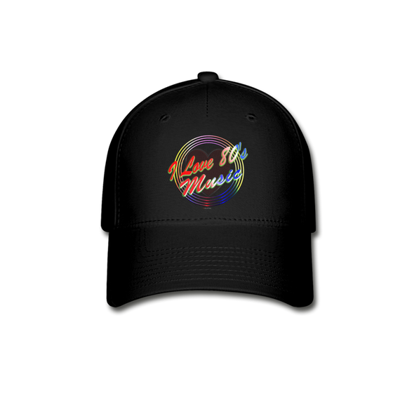 I Love 80s Music - Official Baseball Cap - black