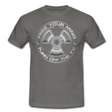 FREE YOUR MIND - TURN OFF THE TV!  T-Shirt - From EU - graphite grey