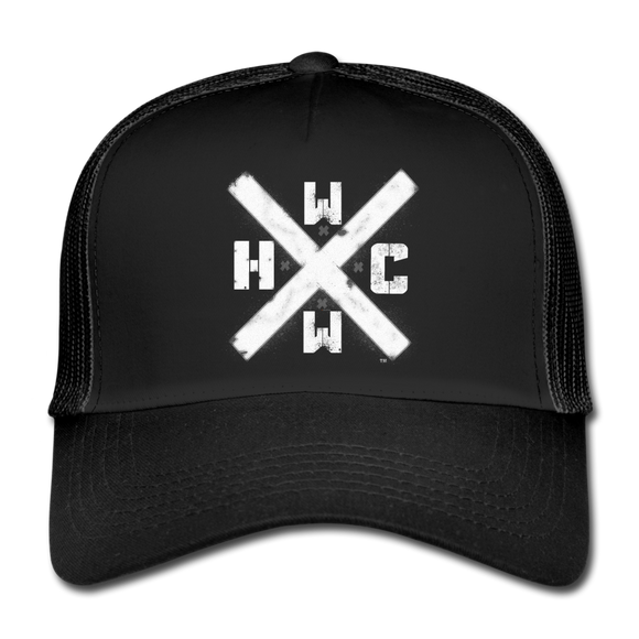 HCWW XSWORDS -Trucker Cap - black/black