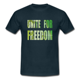 UNITE FOR FREEDOM - T-Shirt - navy
