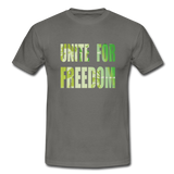 UNITE FOR FREEDOM - T-Shirt - graphite grey