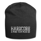 HARDCORE IS MORE THAN MUSIC Official Jersey Beanie - charcoal grey