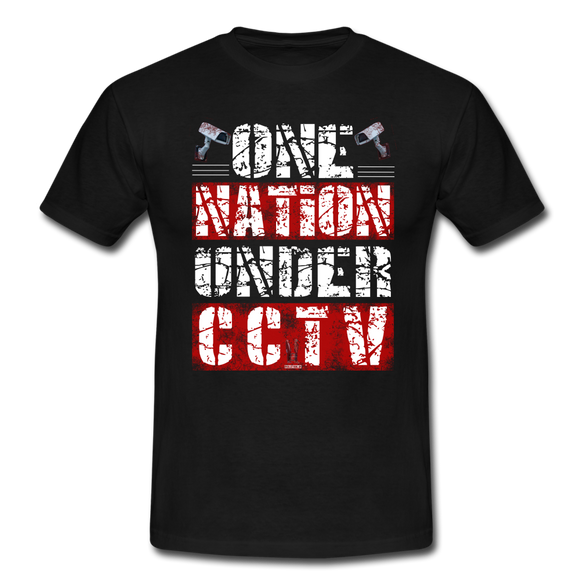 ONE NATION UNDER CCTV T-Shirt - black