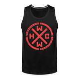 Hardcore Worldwide-Official Men’s Red Logo Tank Top - black