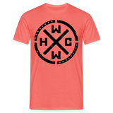 HCWW HARDCORE WORLDWIDE T Shirt - Official From EU - coral