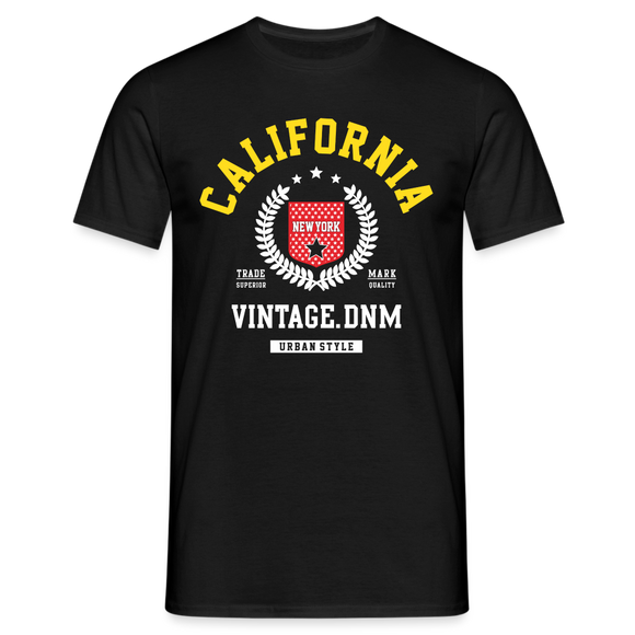 California Vintage Men's T-Shirt - black