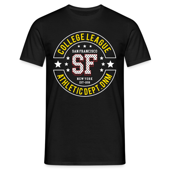 College League SF Men's T-Shirt - black