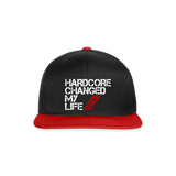 Hardcore Changed My Life Snapback Cap - black/red