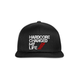 Hardcore Changed My Life Snapback Cap - black/black
