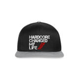 Hardcore Changed My Life Snapback Cap - black/grey