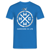 HARDCORE IS LIFE Official Men's T-Shirt - royal blue