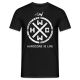 HARDCORE IS LIFE Official Men's T-Shirt - black