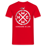 HARDCORE IS LIFE Official Men's T-Shirt - red