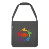 TPP Community Shoulder Bag made from recycled material - dark grey heather