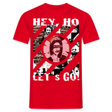 Hey Ho Lets Go T-Shirt - red