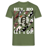 Hey Ho Lets Go T-Shirt - military green